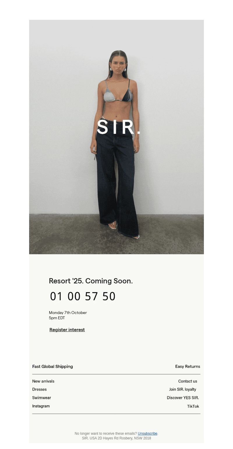 Resort '25. Coming Soon.