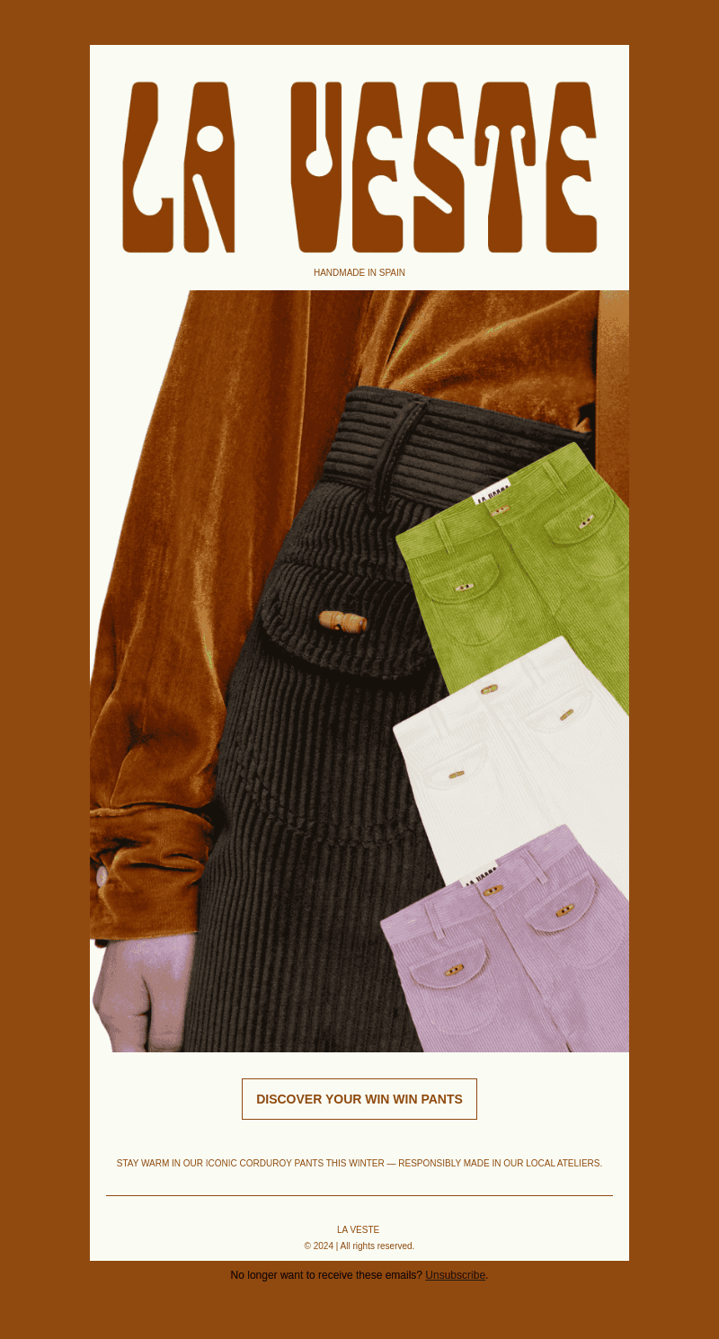 LA VESTE WIN WIN PANTS