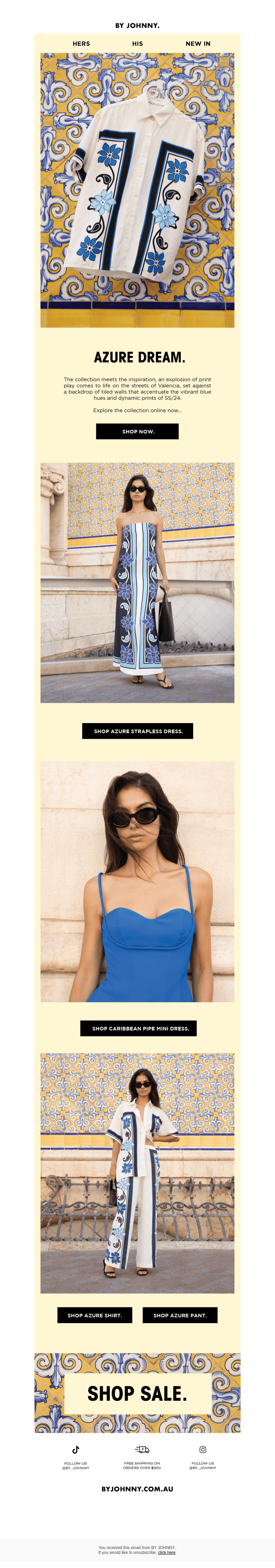 NEW: AZURE DREAM.