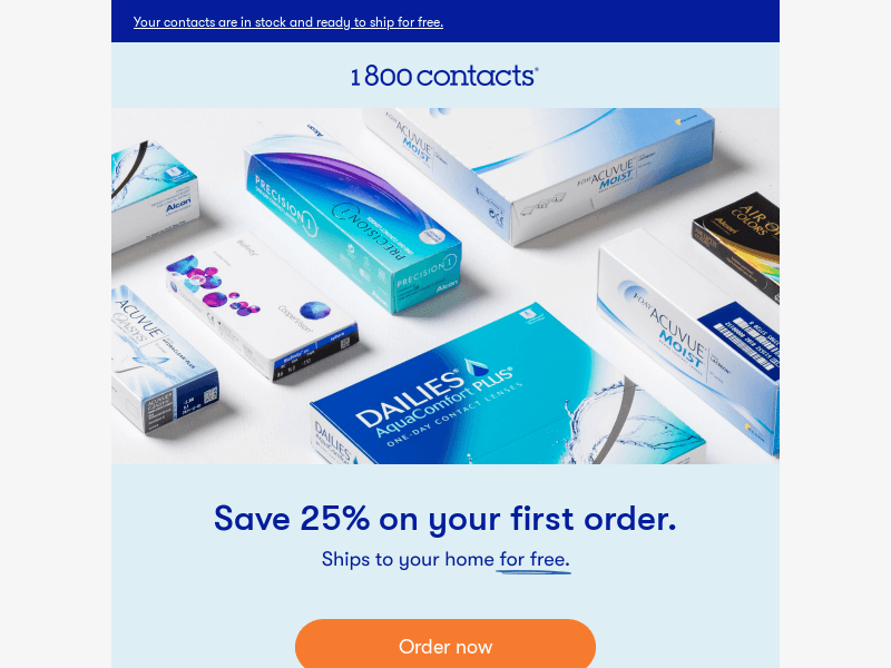 Order now and save 25%.