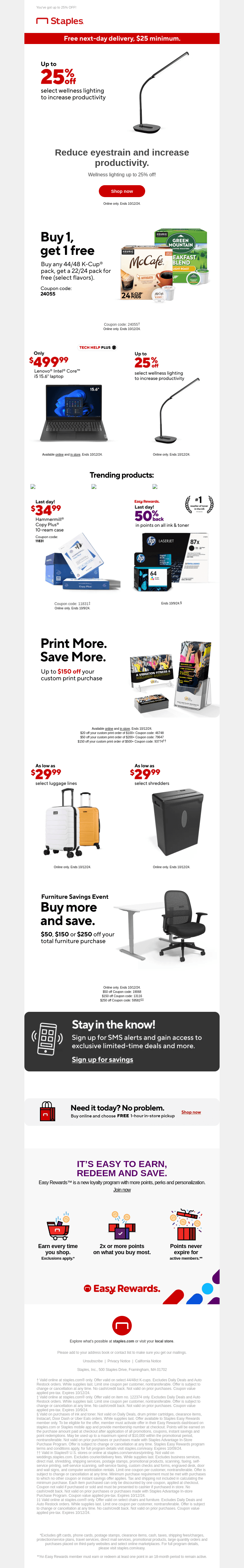 You've got up to 25% OFF!