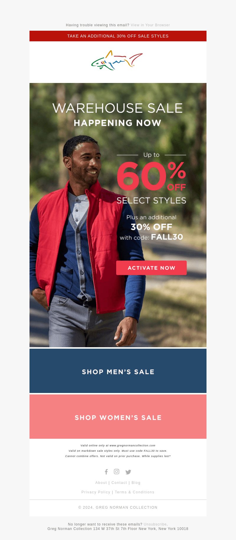 Take an extra 30% off sale styles