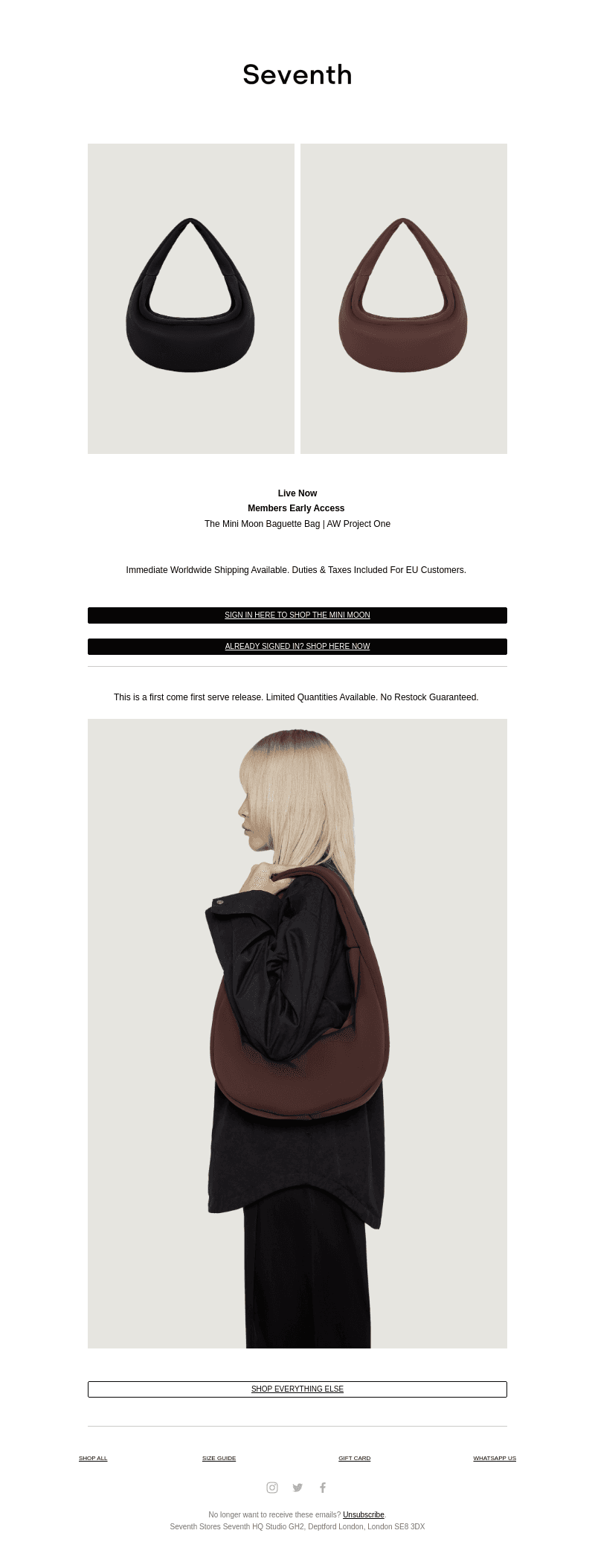 Live Now | The Mini Moon Bag