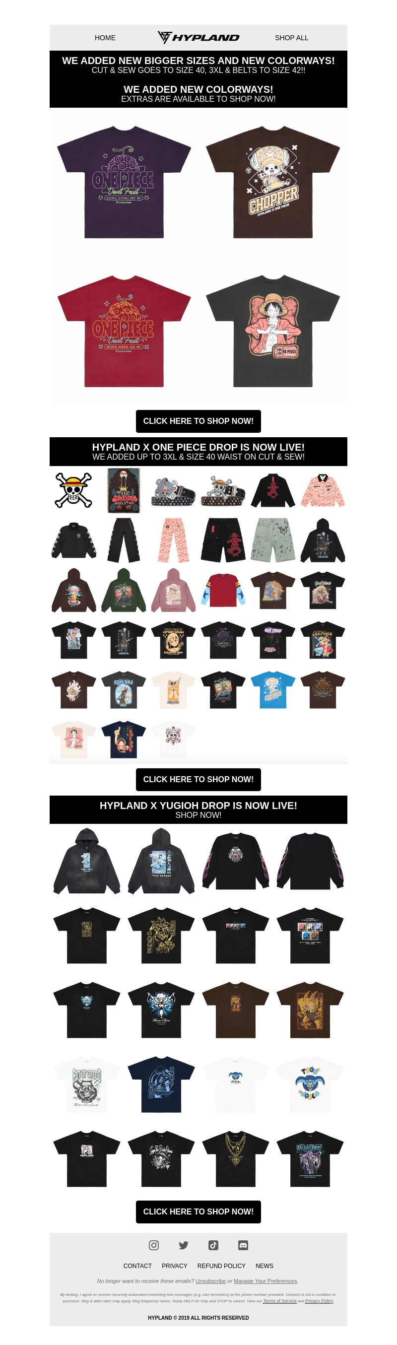 We added more styles & BIGGER SIZES!
