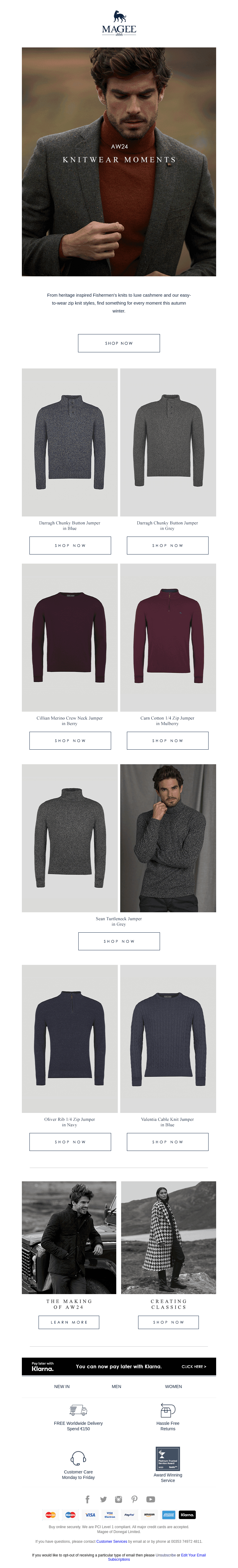 Knitwear for every look​