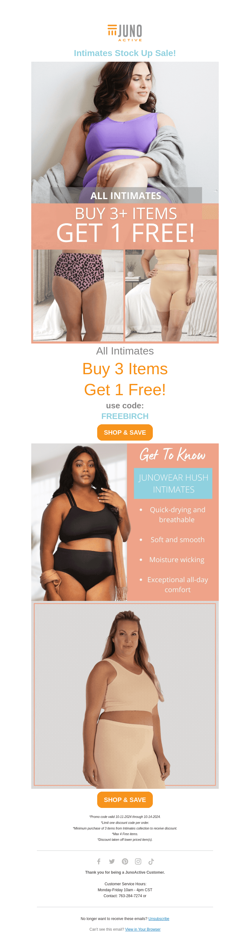 Stock Up on Bras & Briefs!