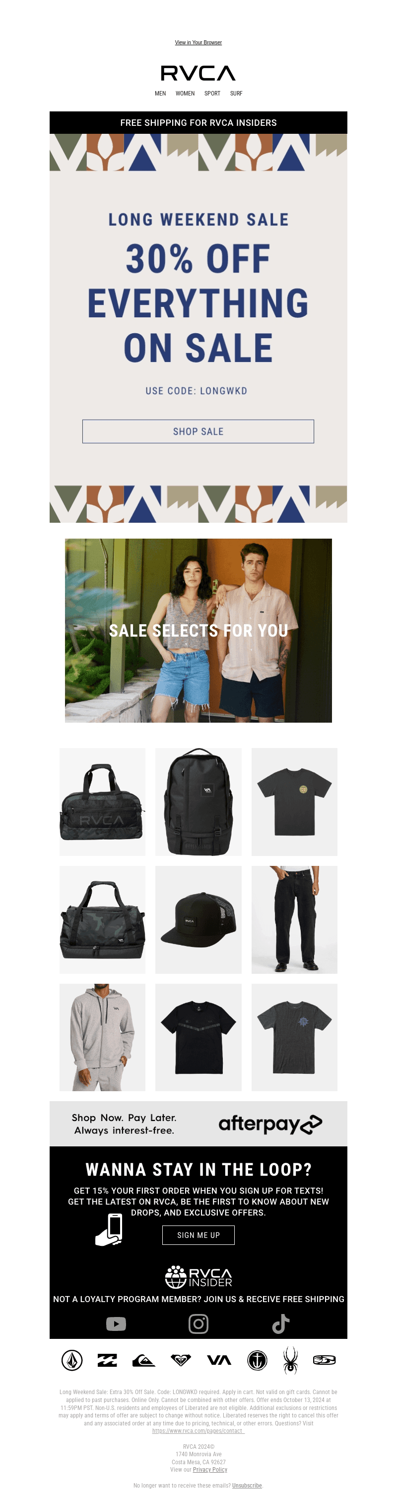 30% Off Everything On Sale