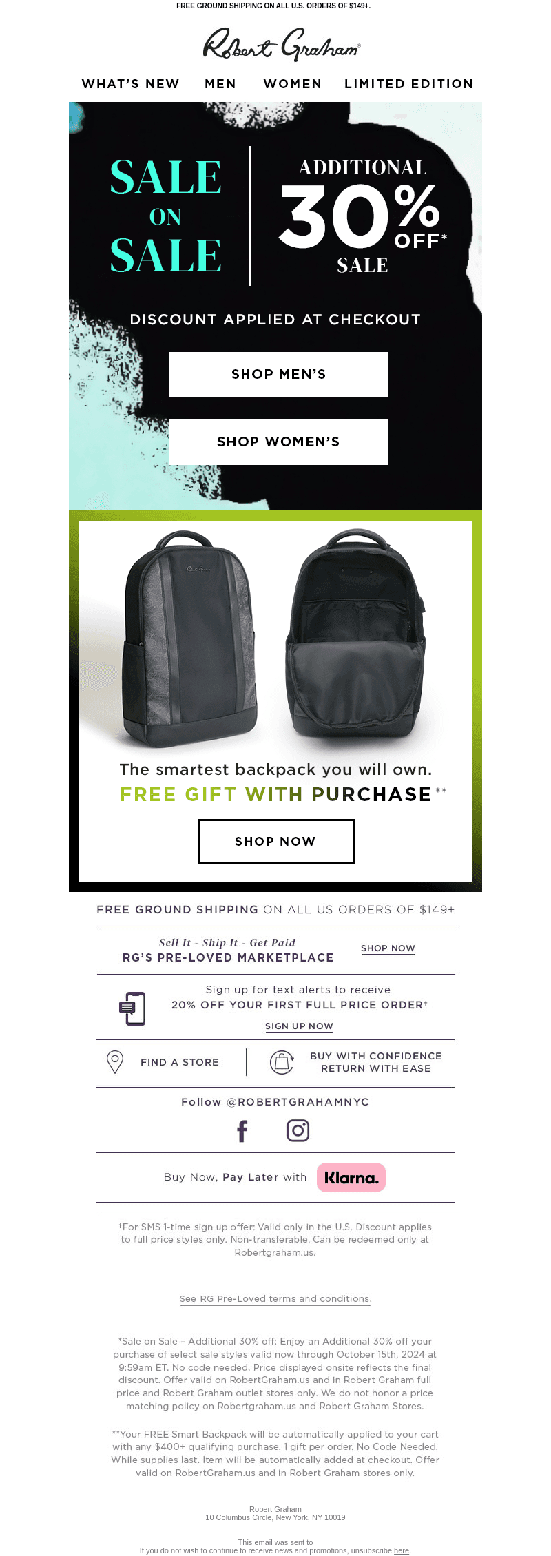 Extra 30% off Sale.