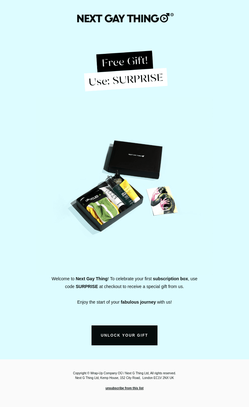 Free gift for you!