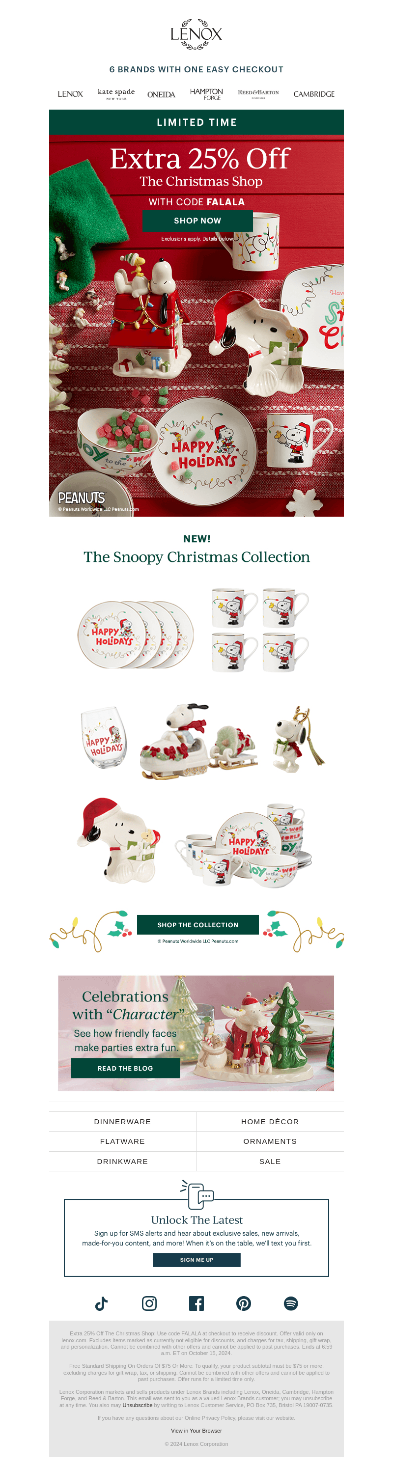 🎅📢 Fa-La-La-ALL Christmas 25% Off