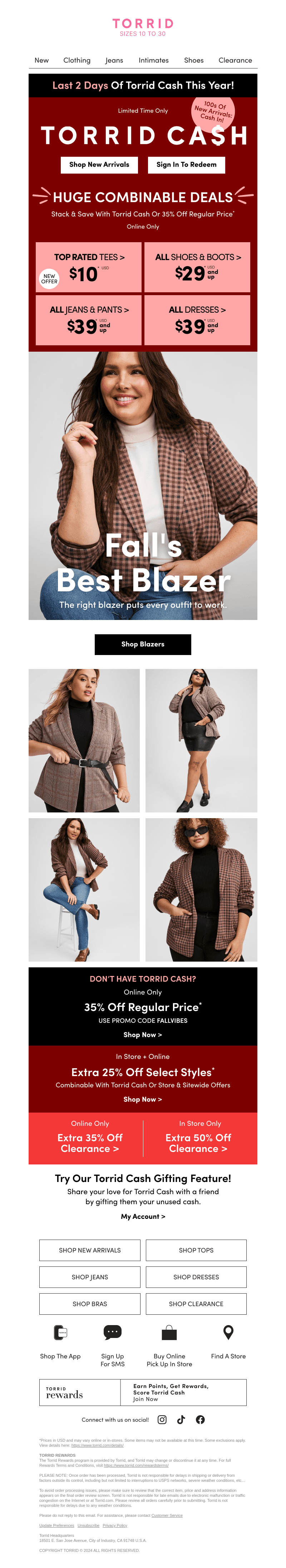 Just in: fall's BEST blazer! 🍂