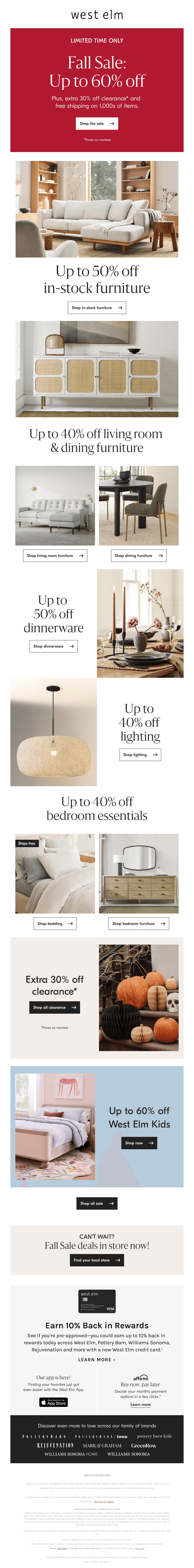 Three Words: The. Fall. Sale.