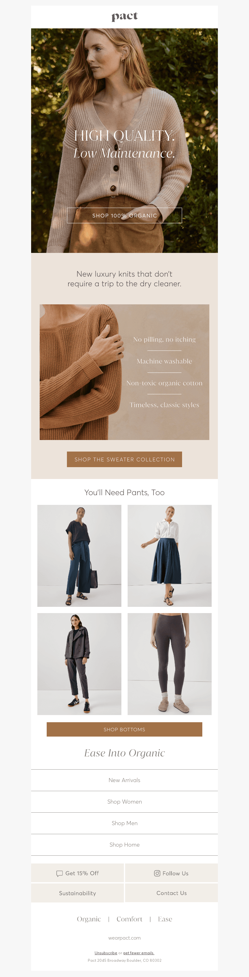 Sweaters You Won’t Worry About