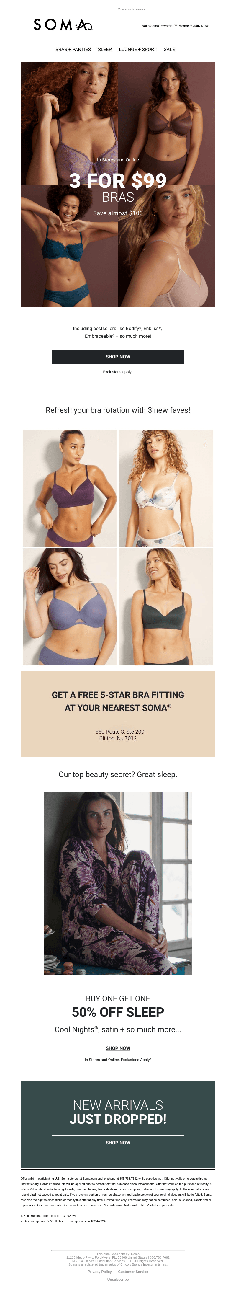 PSA: 3 for $99 Bras Ends Tomorrow