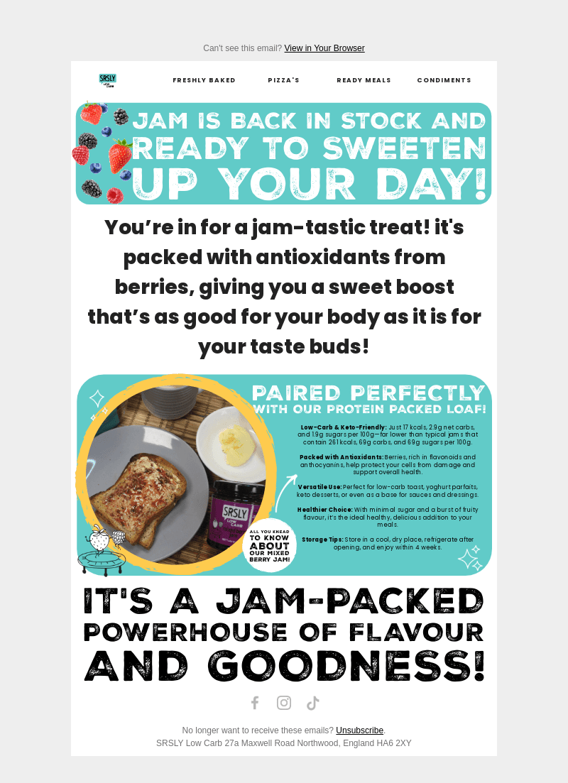 Missing Something Sweet? Our Jam is Back!