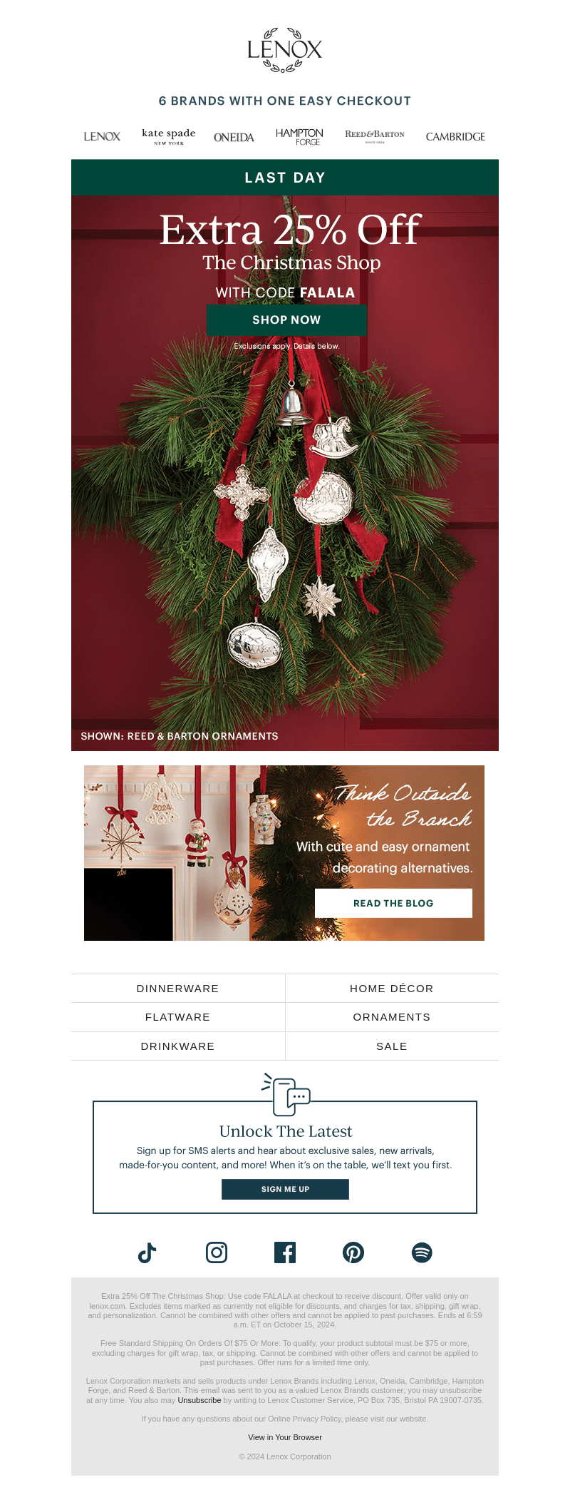 Ho, Ho, Hurry for 25% Off