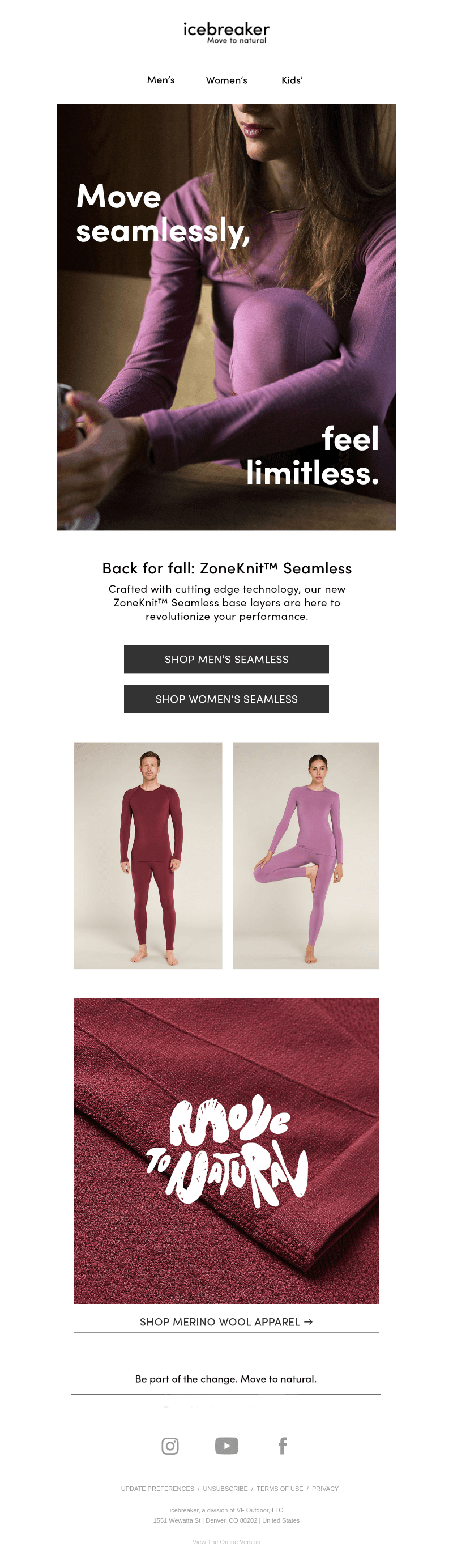 Introducing new ZoneKnit™ Seamless