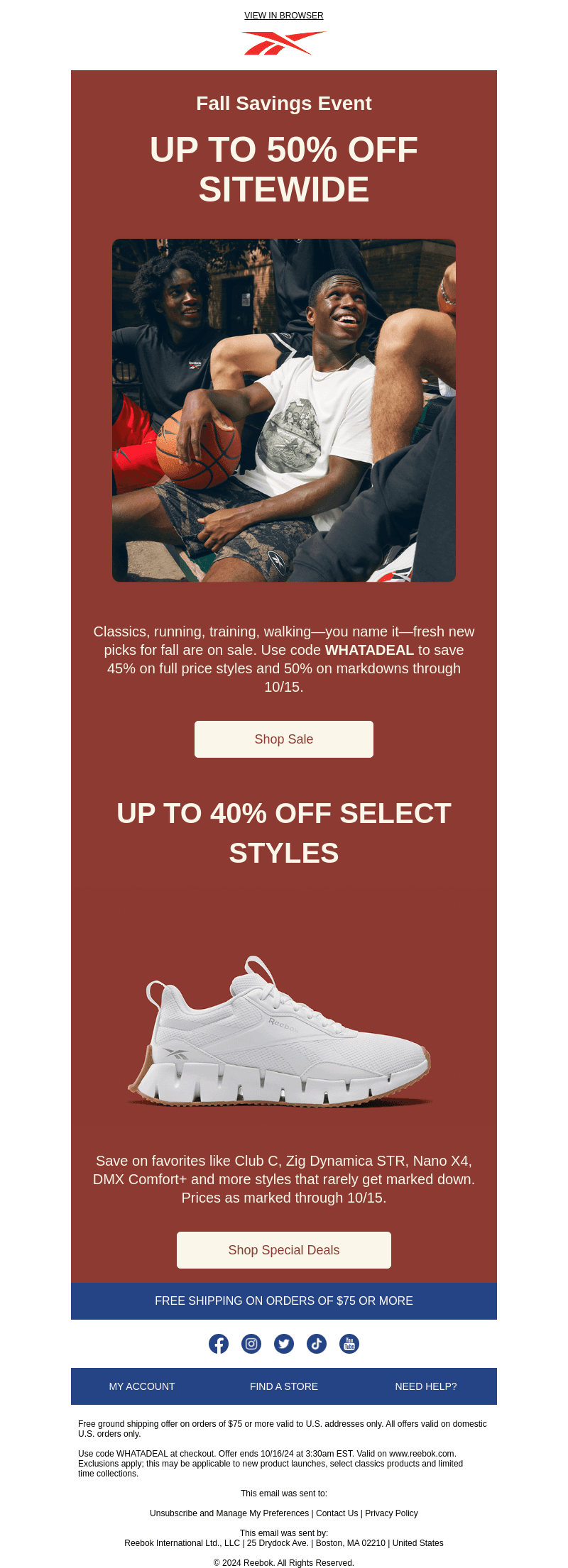 Last call for up to 50% off 📣