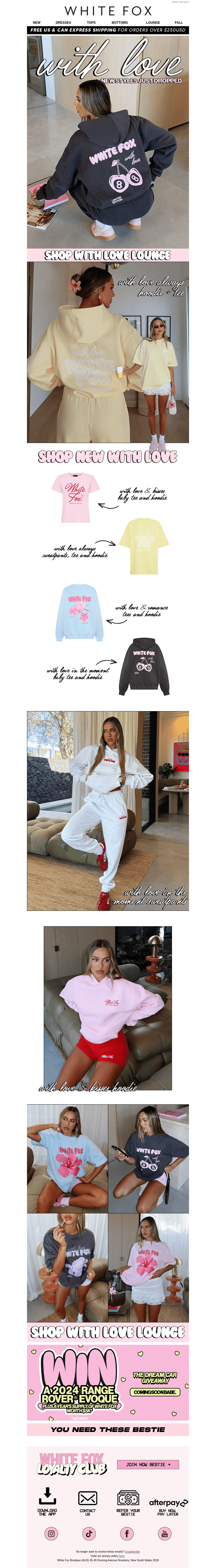 WITH LOVE LOUNGE: DROP 2 🍒🌺