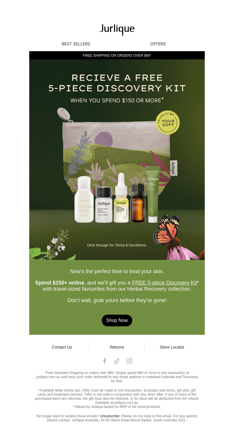 Get a Free 5-Piece Kit*