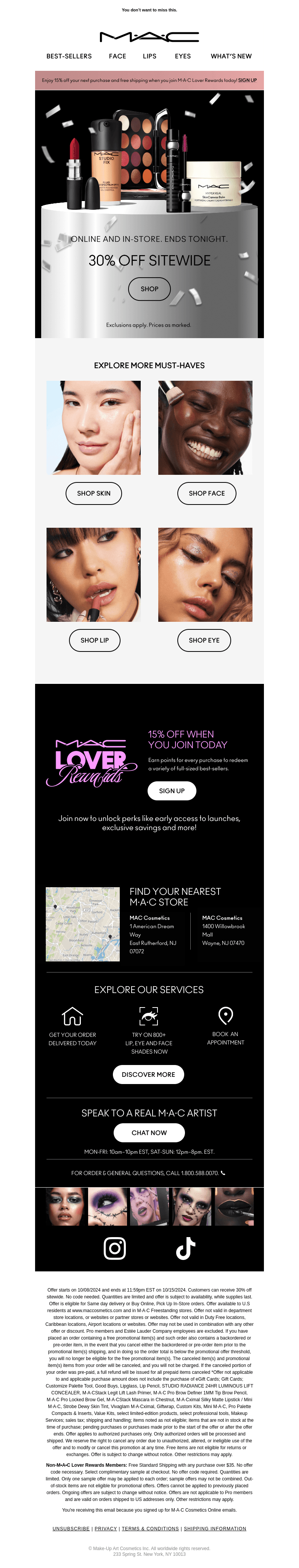 Last call! 30% off ends TONIGHT.