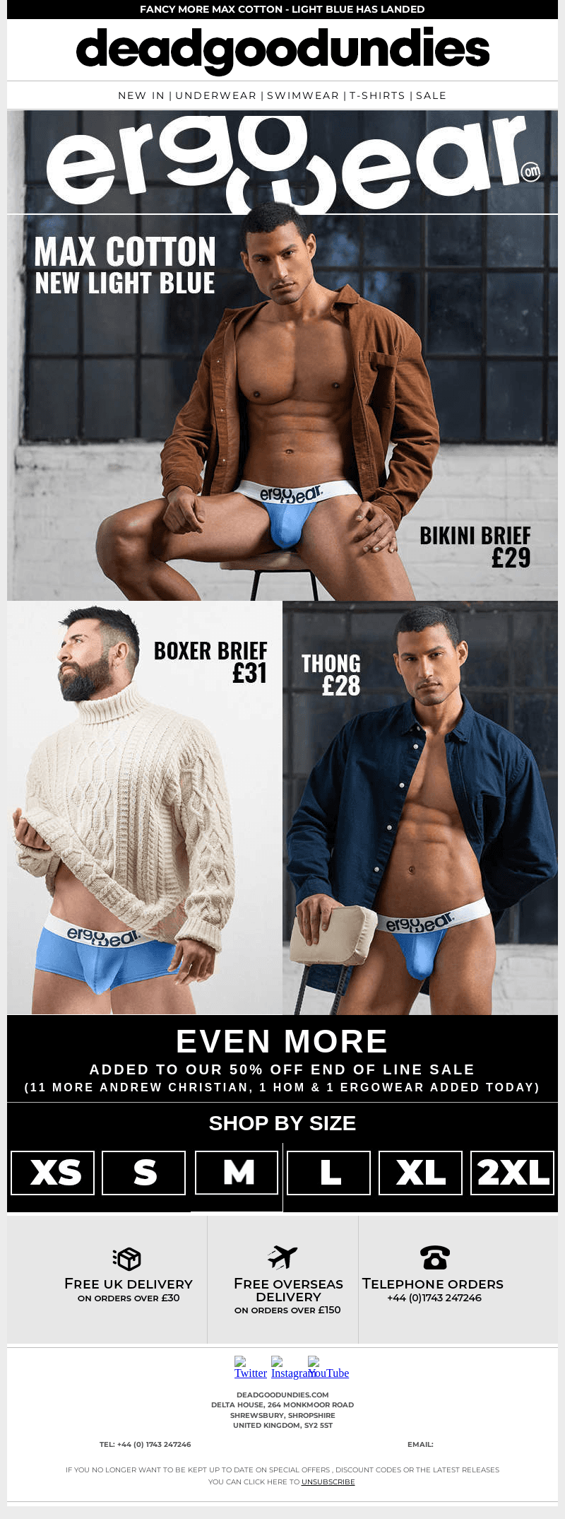 MORE Ergowear Max Cotton - new light blue