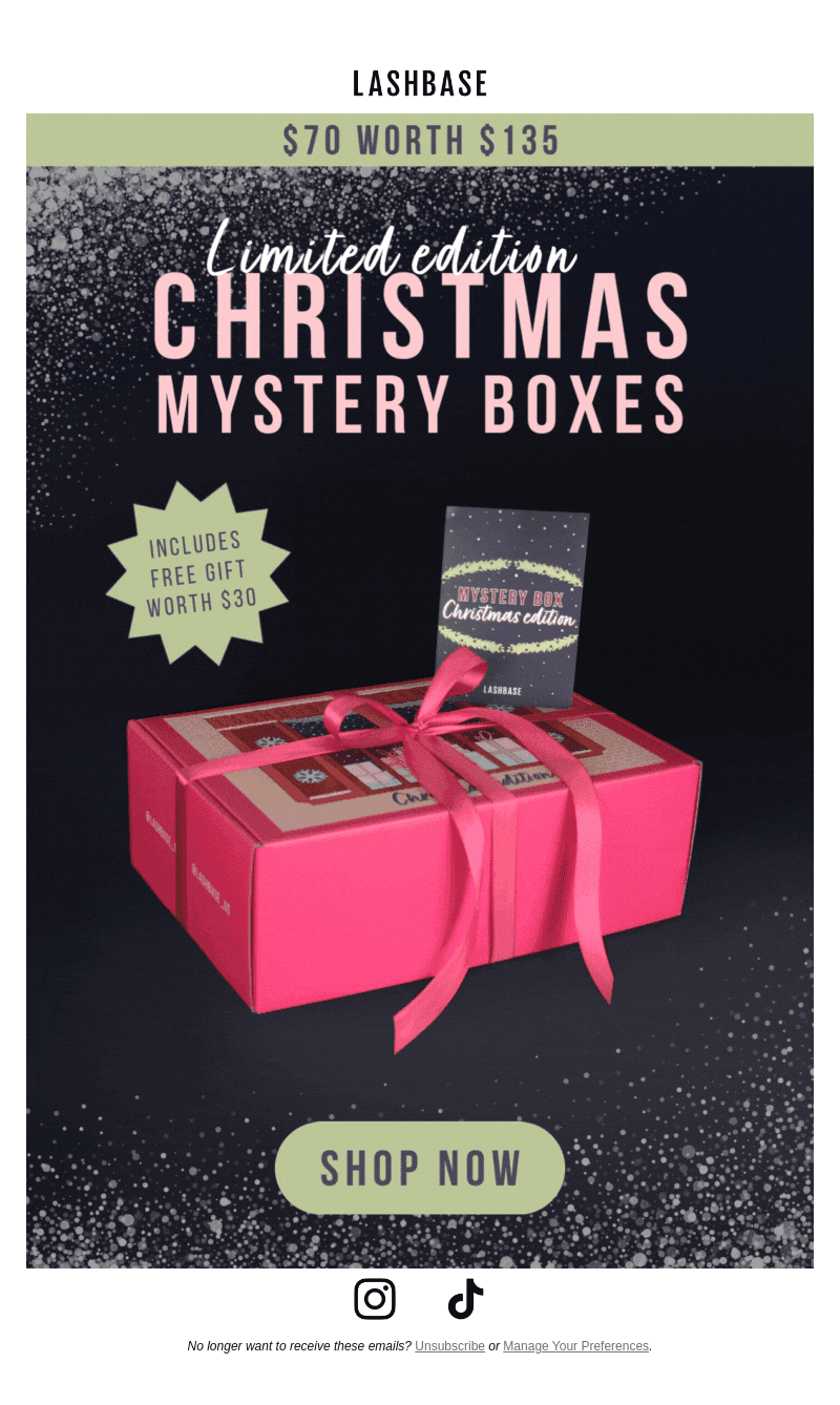 JUST DROPPED: Limited edition Mystery Boxes 🎄