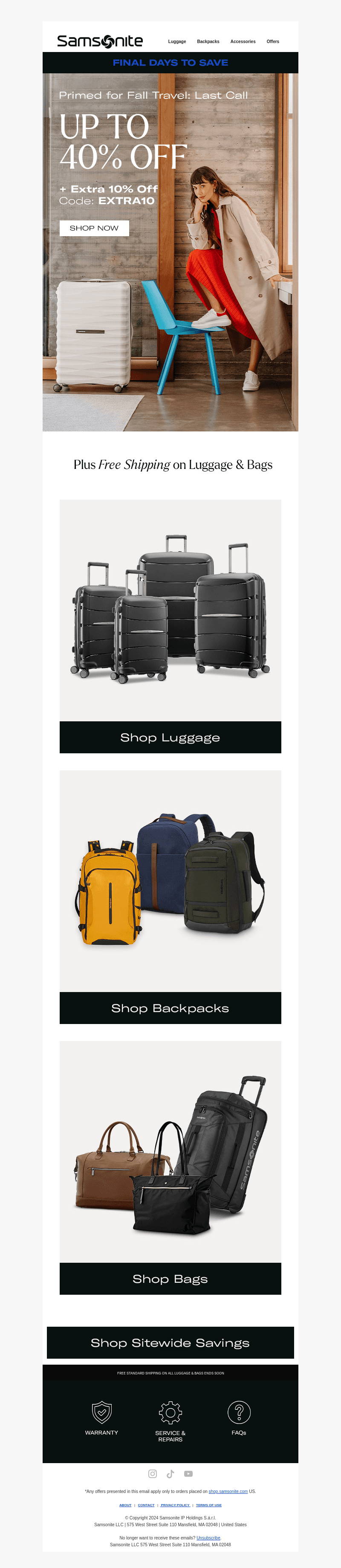 Hurry: Up to 40% Off + EXTRA 10% Off Ends Soon