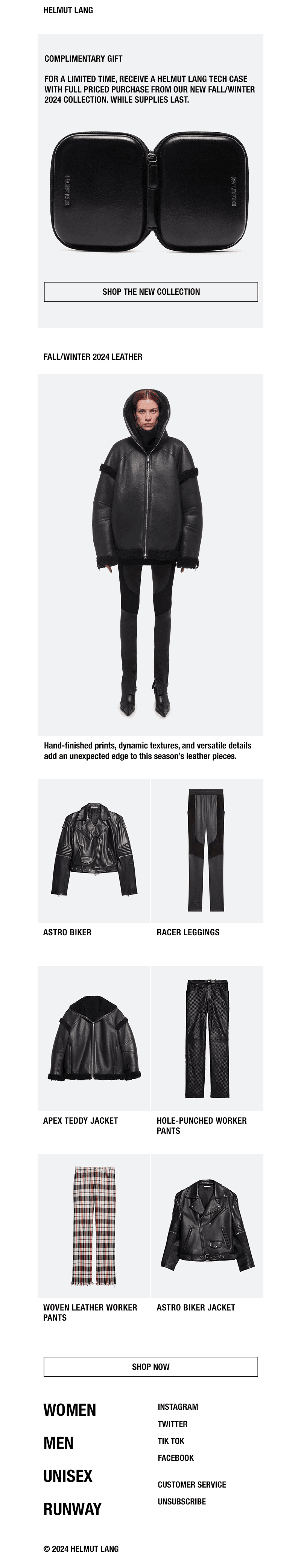 New in: Leather