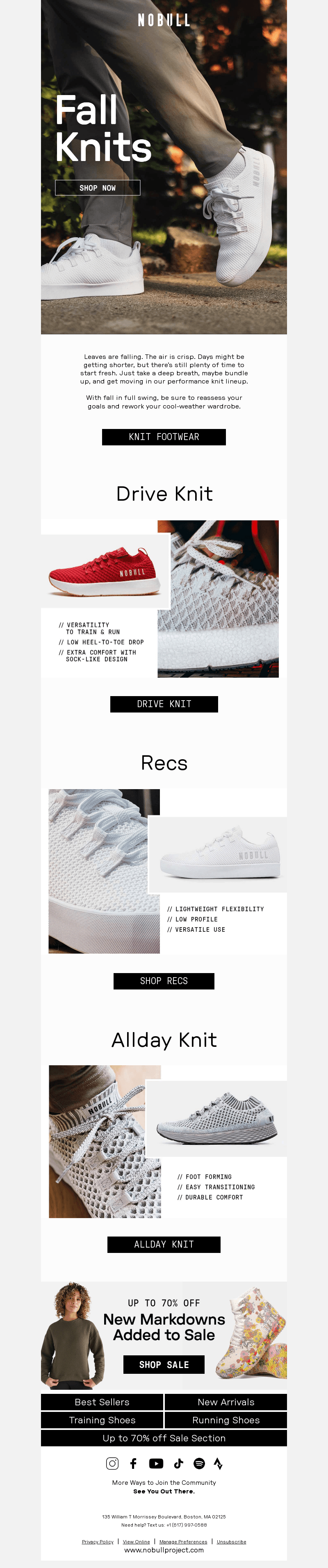 Fall is for Fresh Knit Footwear