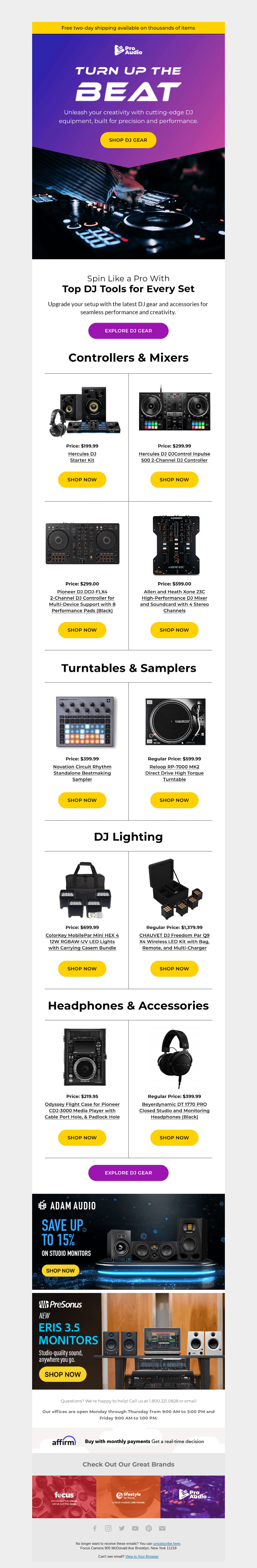 Spin like a pro with cutting-edge DJ gear 🔥
