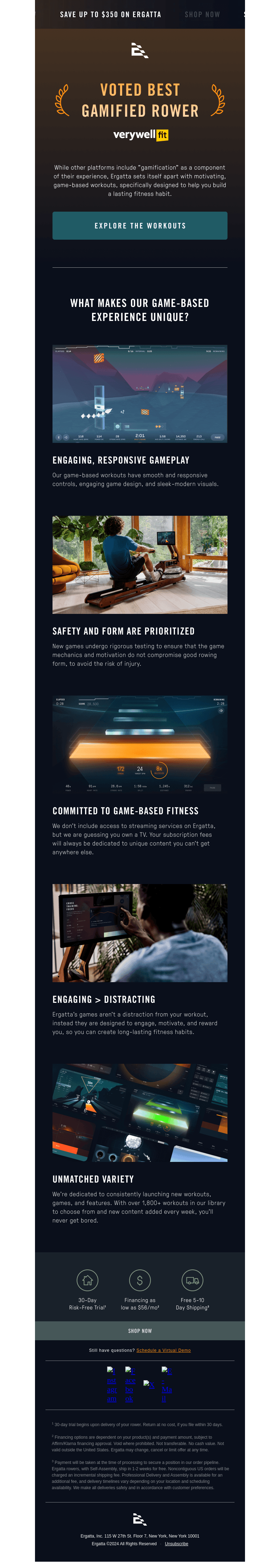 Voted best to gamify your workout