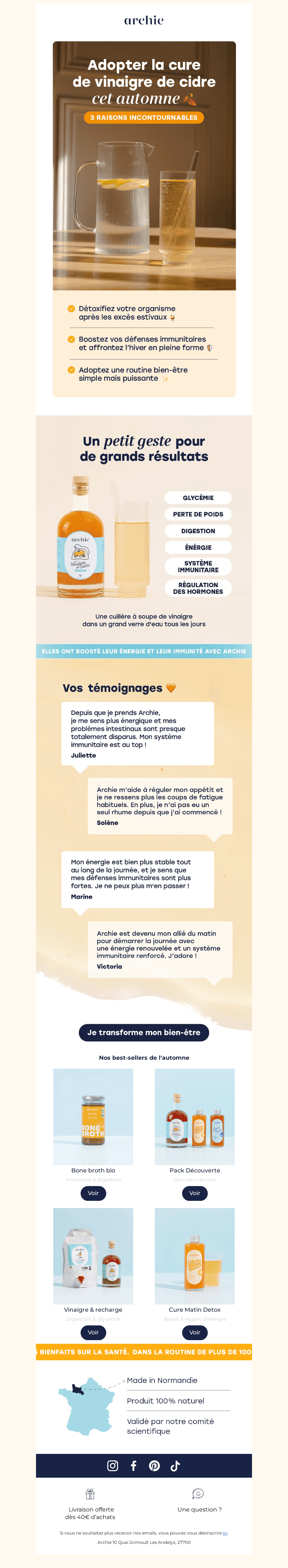 Fatigué(e) de tomber malade ?