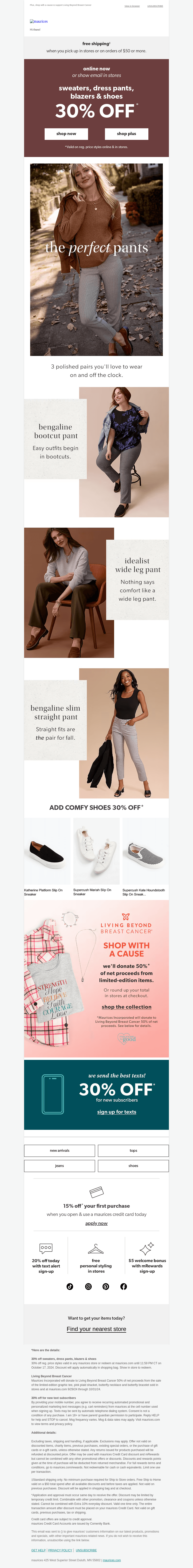 30% off, but make it work (& afterwork) friendly