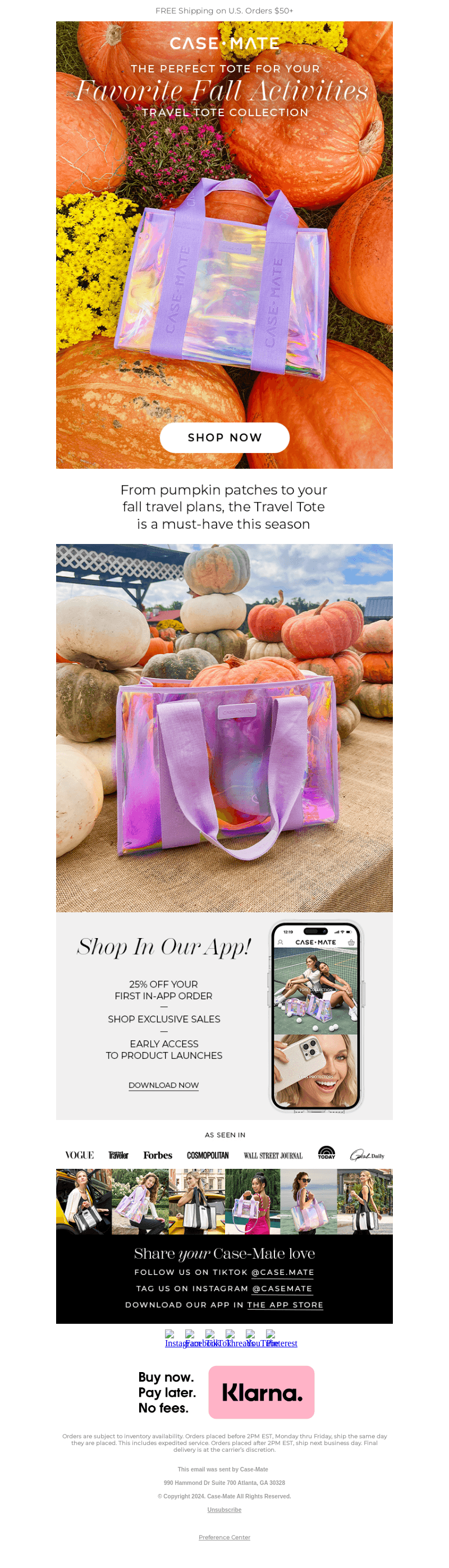 Your Go-To Tote For All Things Fall!