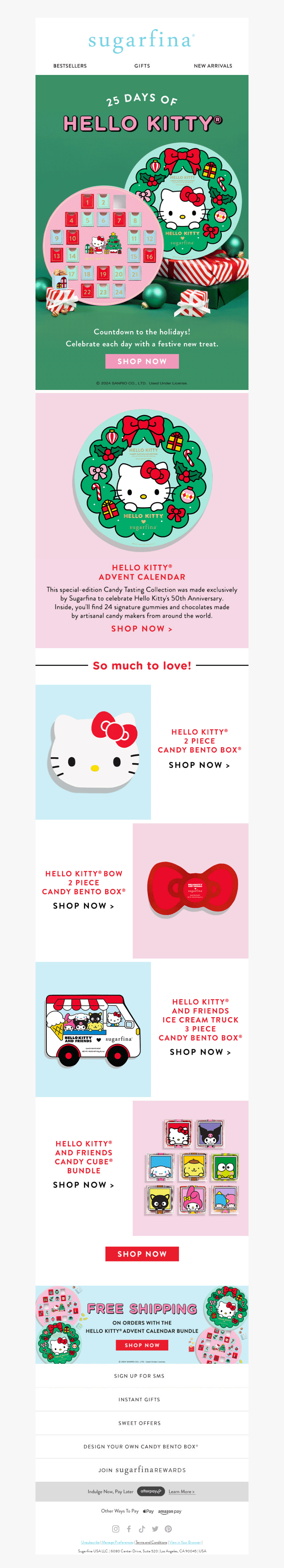 NEW! Hello Kitty® Advent Calendar 🎀🎄🍬