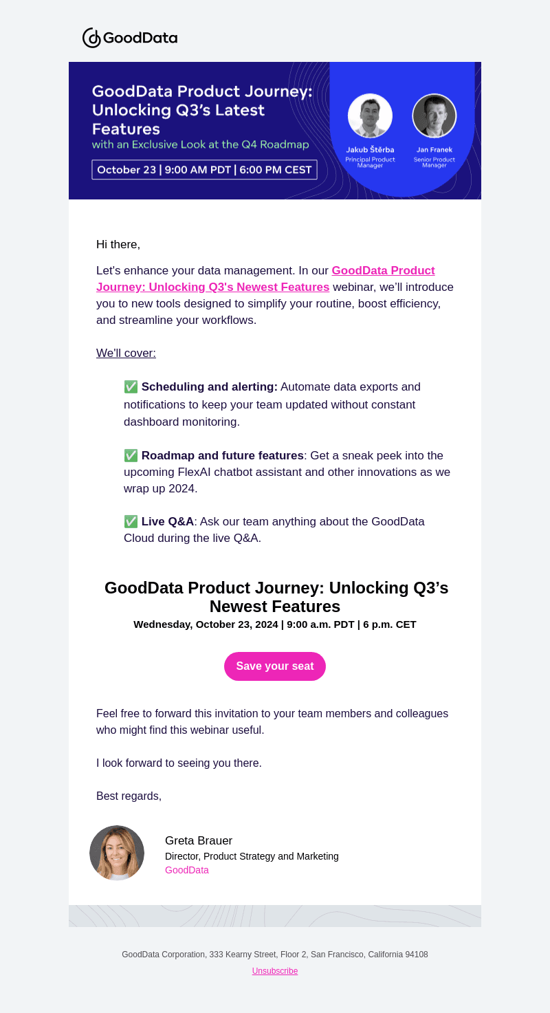GoodData Product Journey: Unlocking Q3’s Newest Features