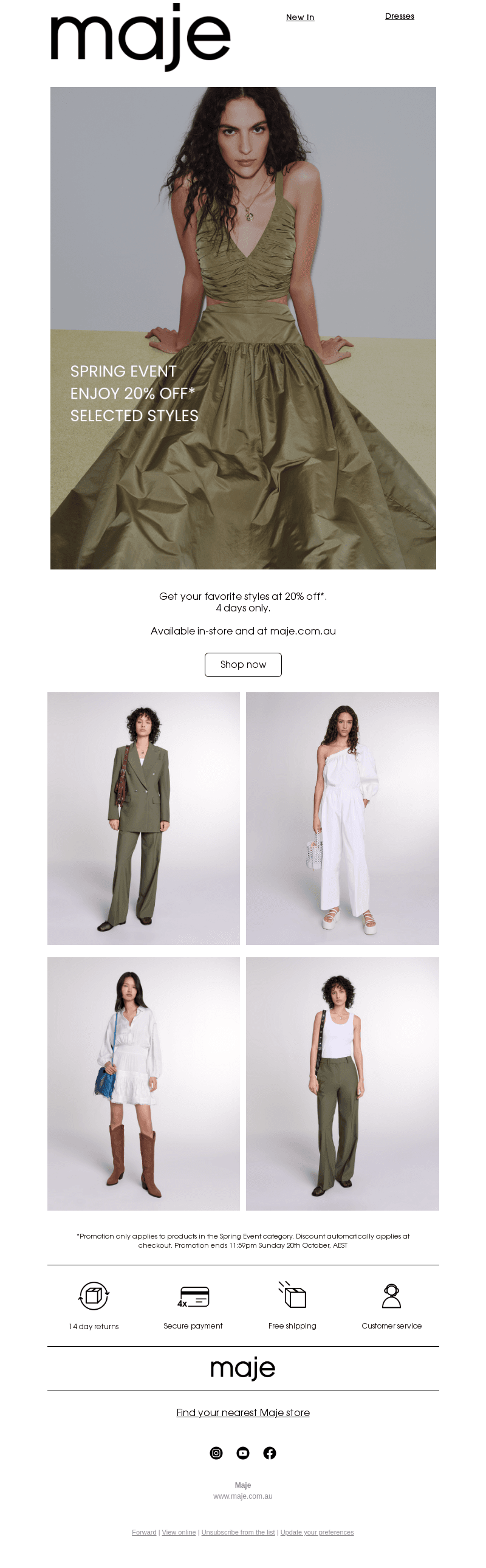 Spring Event | Shop 20% off