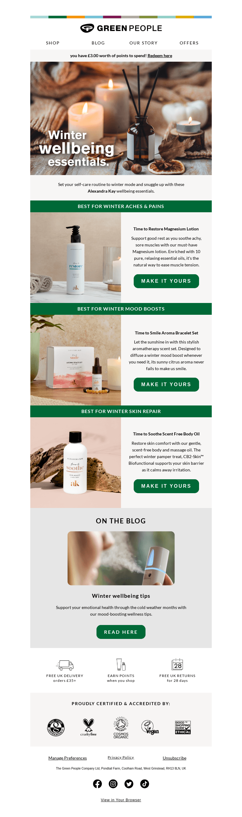 The wellbeing edit