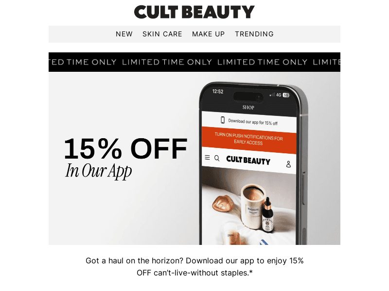Fancy 15% OFF?