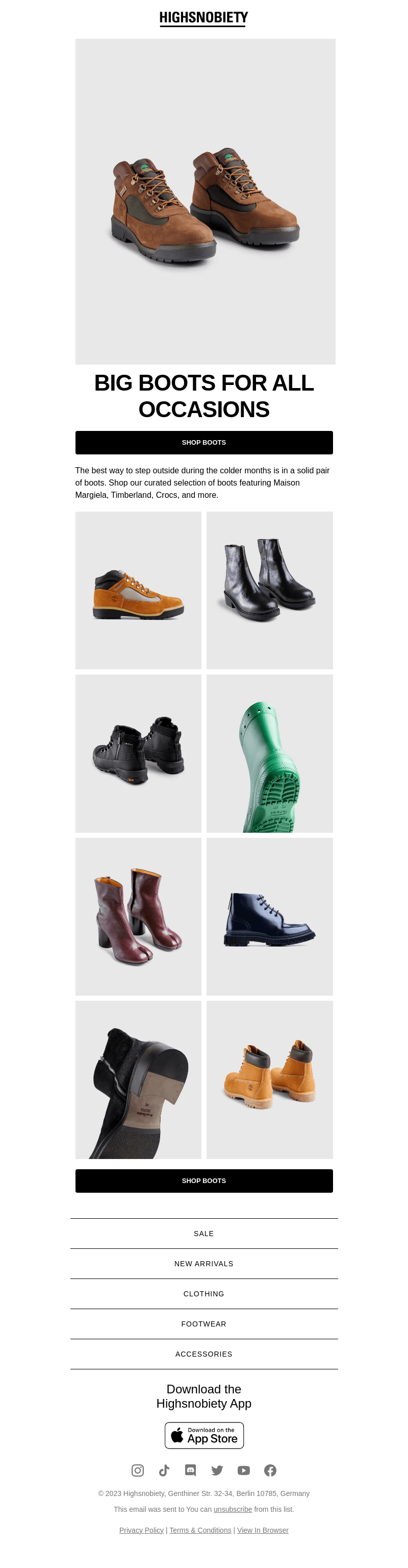 Big Boots for All Occasions