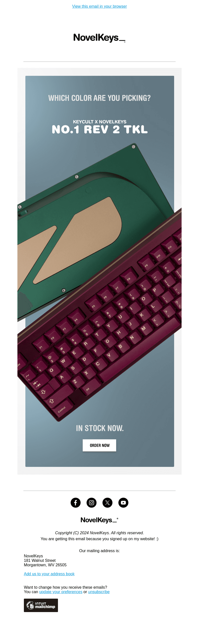 Introducing The Keycult x NovelKeys No.1 TKL 😏