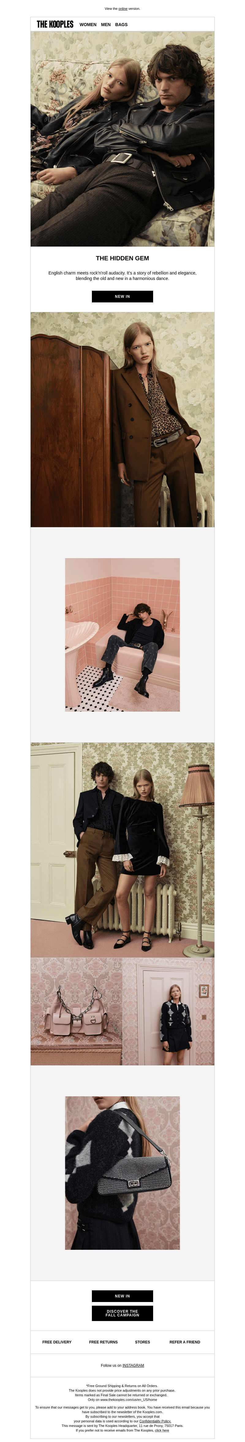 The Kooples Fall Campaign | The Hidden Gem
