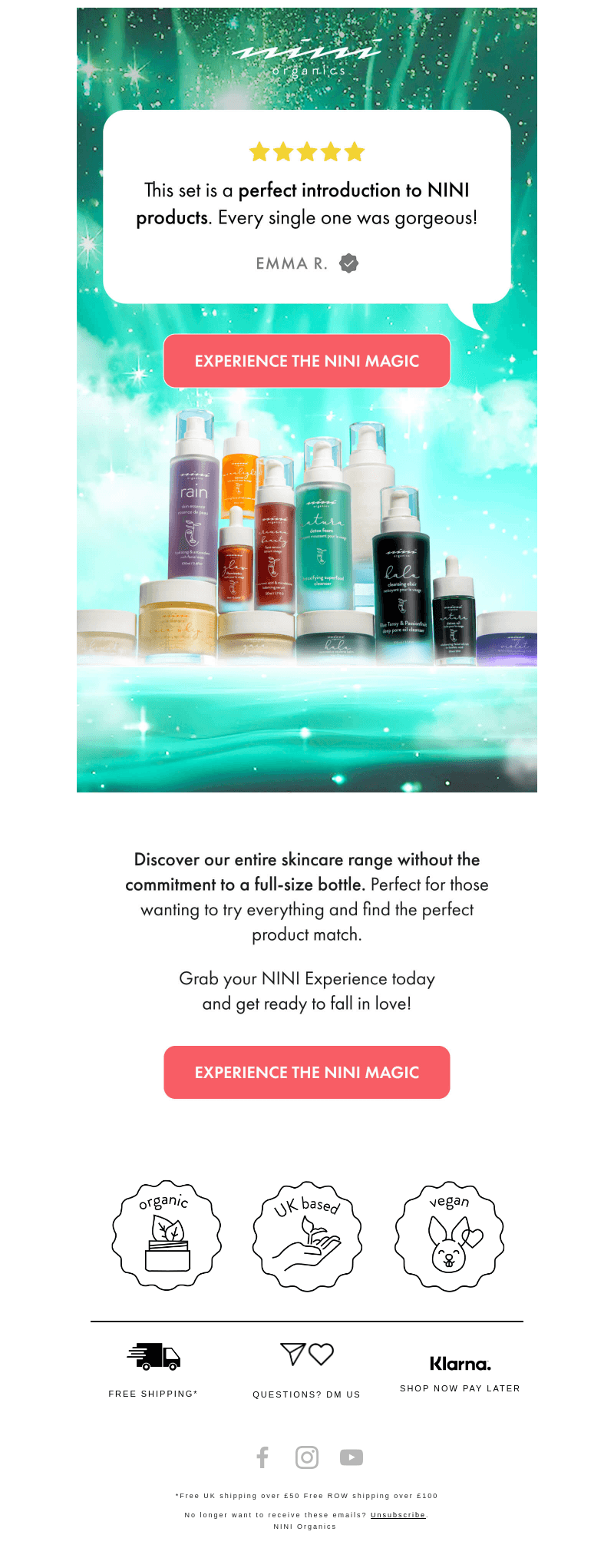 Experience every single NINI formula in one EPIC collection!