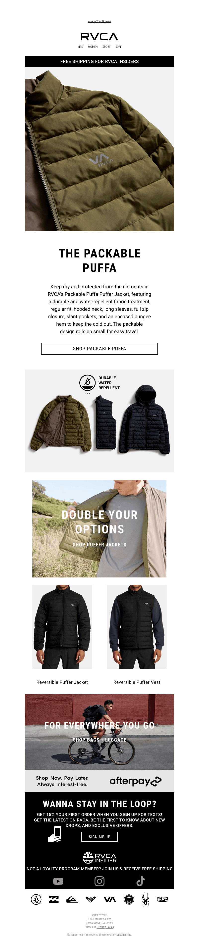 The Packable Puffa