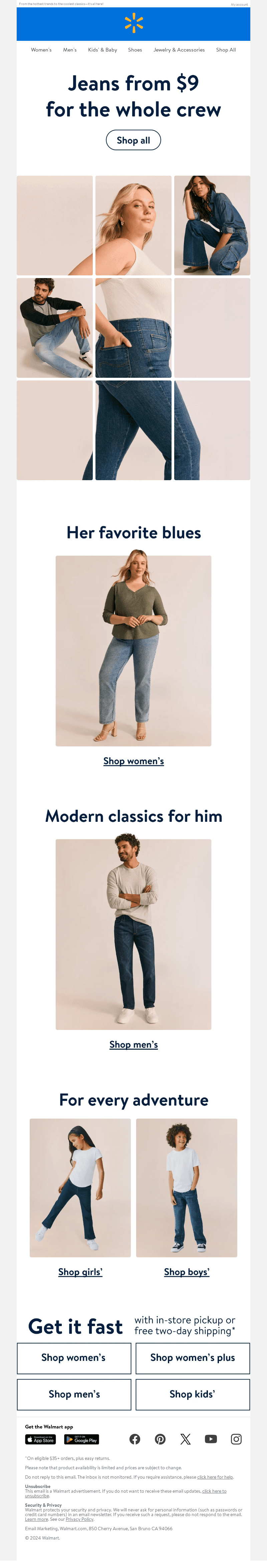 Walmart email from Fri, Oct 18, 2024