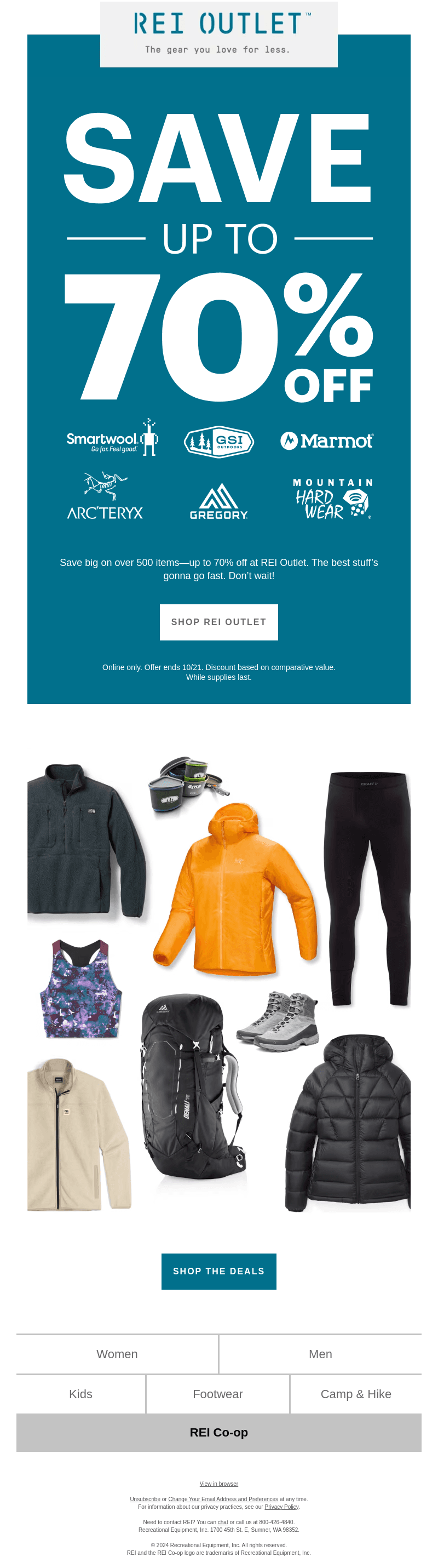 Up to 70% off starts NOW!
