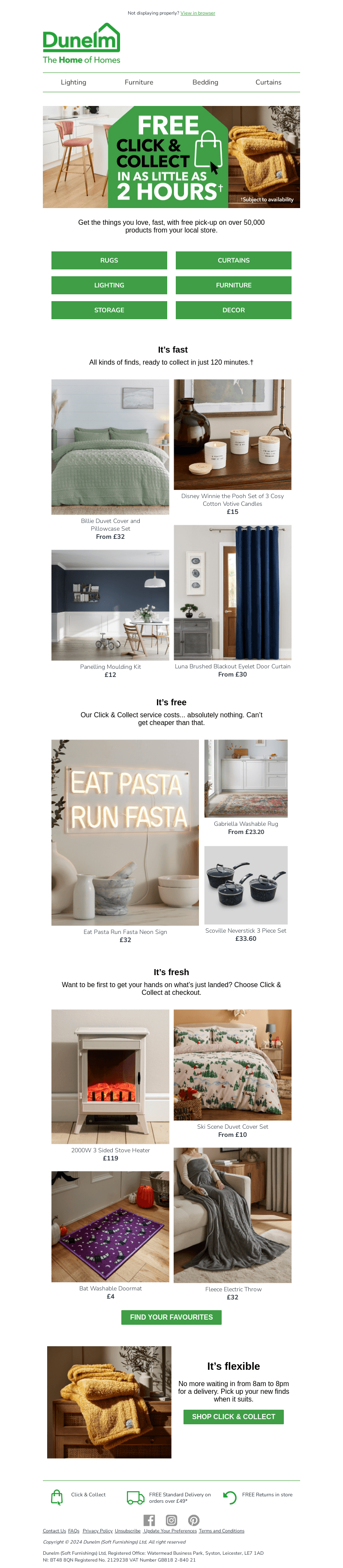 Why choose free Click & Collect?