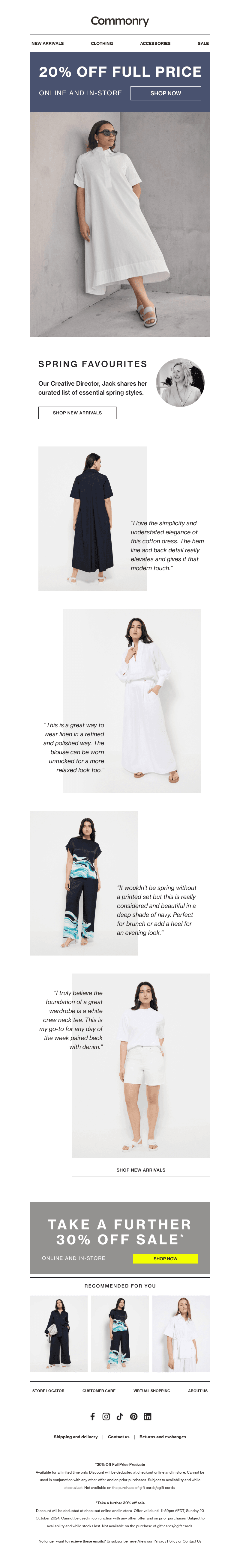 20% Off Full Price | Our Top Picks