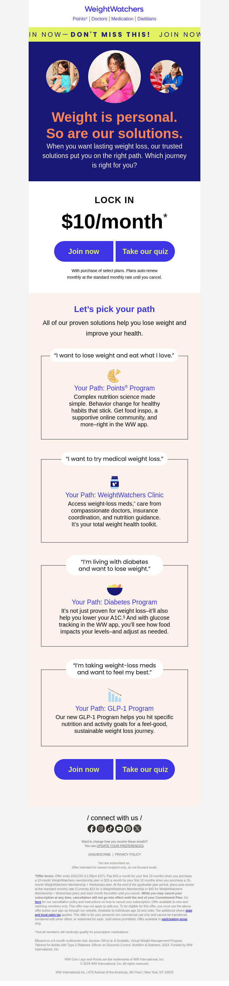 Find your weight loss pathway